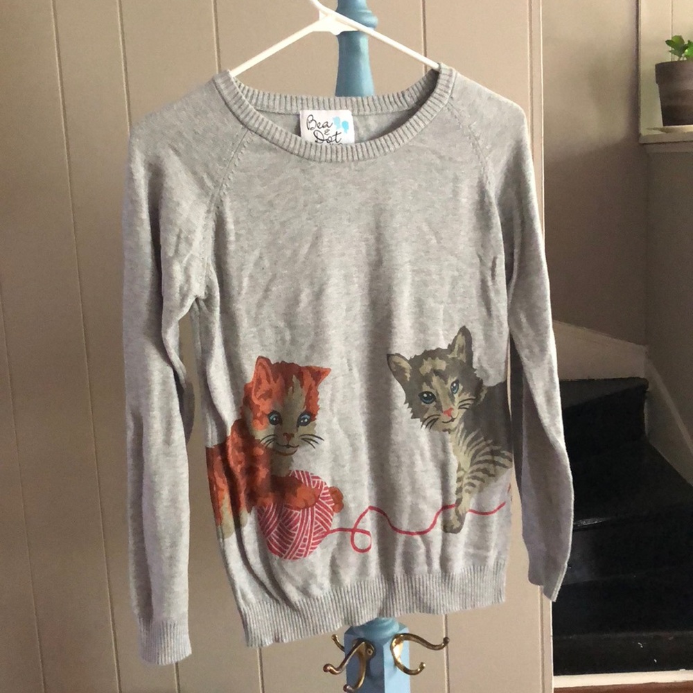 Cute Bea & Dot cat sweater size small